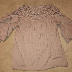 Esley light pink top